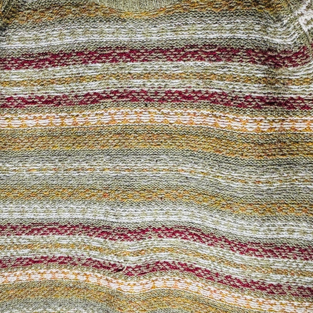 Bonpoint Wool Sweater Size 6 Multicolor Striped Crewneck Girls Luxury Kids - Picture 2 of 6